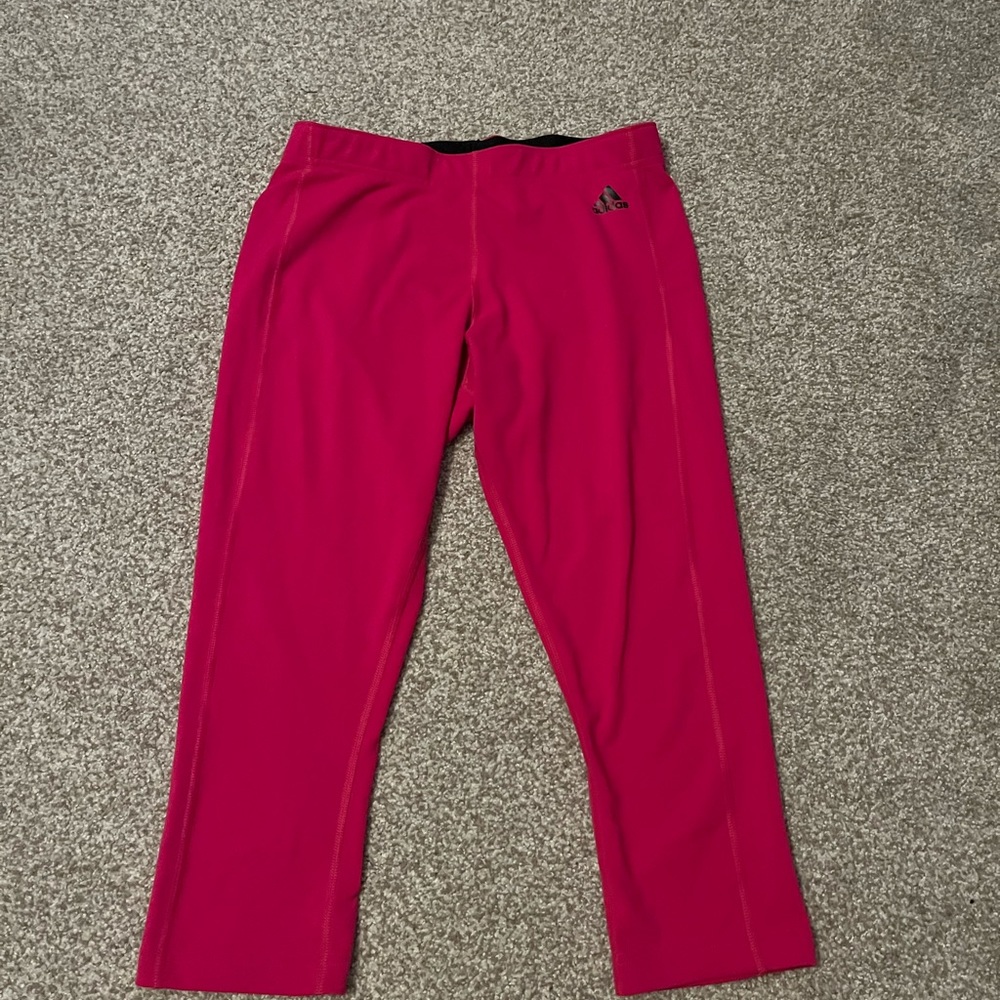 Adidas workout capris
